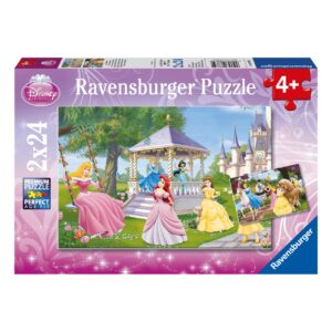 Ravensburger - puzzle 2x24 pezzi - principesse disney - DISNEY PRINCESS, RAVENSBURGER