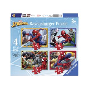 Ravensburger puzzle 4 in a box - spiderman - RAVENSBURGER, Spiderman