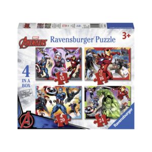 Ravensburger puzzle 4 in a box - avengers - RAVENSBURGER, Avengers