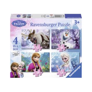 Ravensburger puzzle 4 in a box - disney frozen - DISNEY PRINCESS, RAVENSBURGER, Frozen