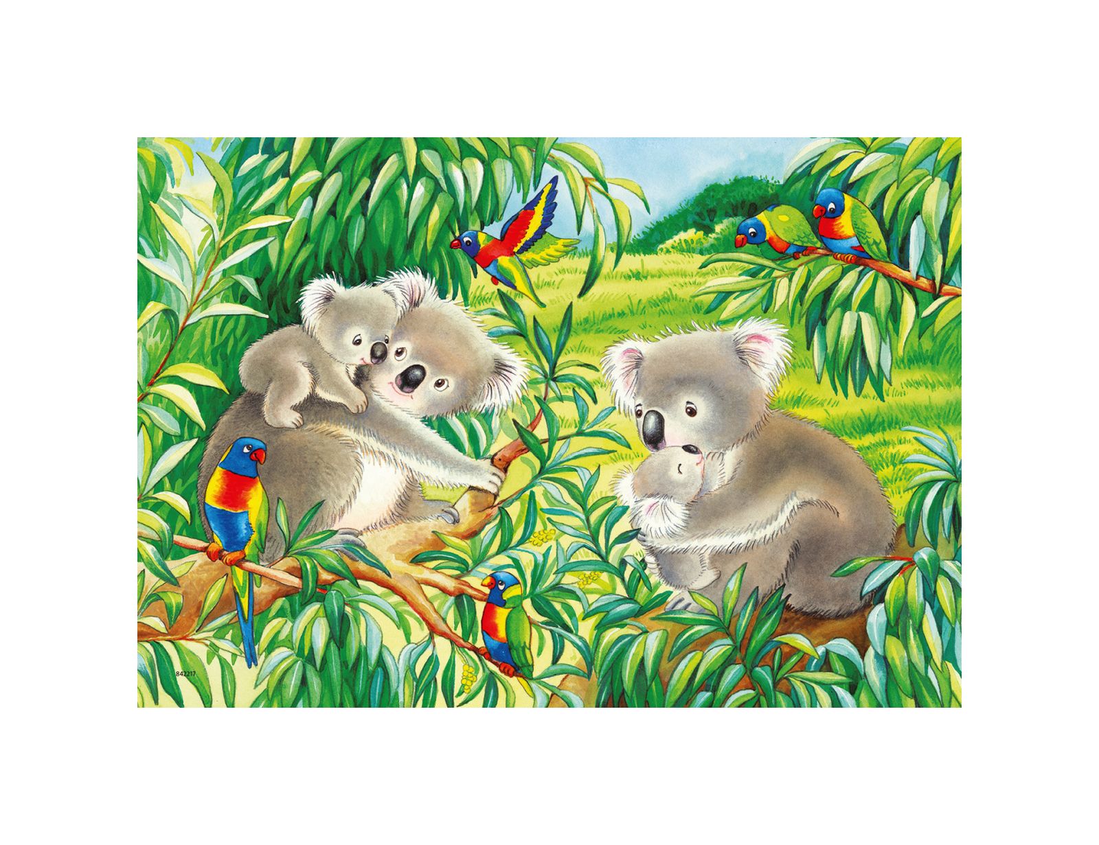 Ravensburger - puzzle 2x24 pezzi - dolci koala e panda - RAVENSBURGER