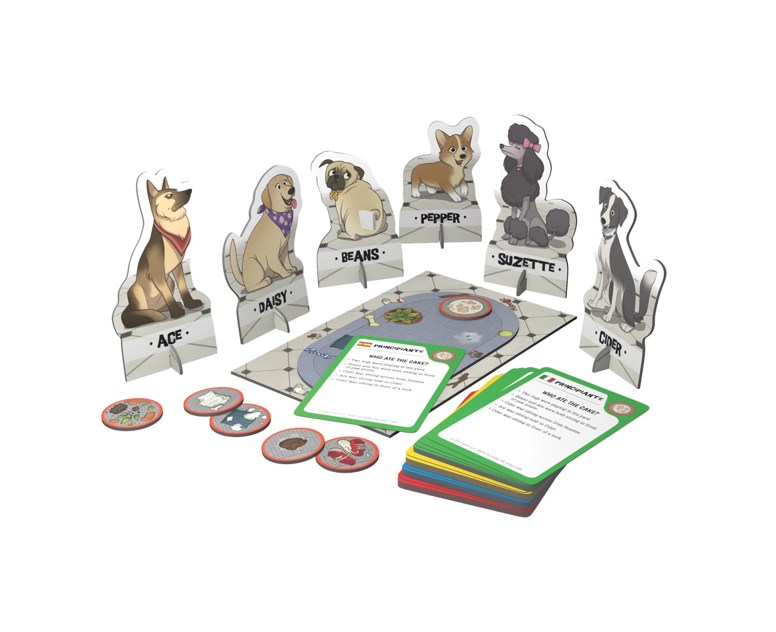 Thinkfun - dog crimes, gioco da tavolo stem, da 1 a 6 giocatori, 8+ anni - RAVENSBURGER