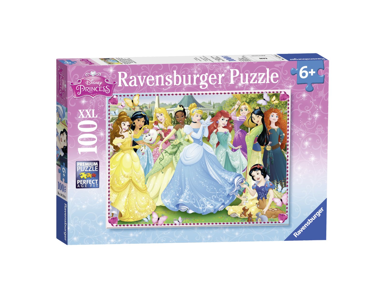 Ravensburger puzzle 100 pezzi xxl - principesse disney a - DISNEY PRINCESS, RAVENSBURGER