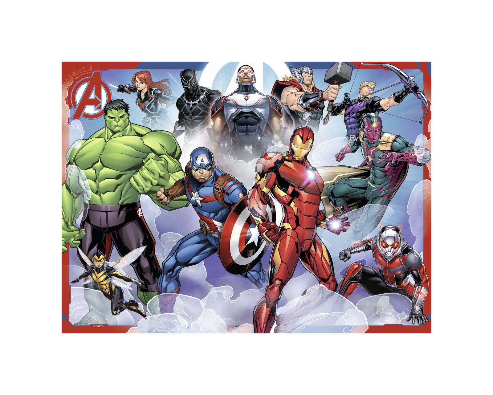 Ravensburger puzzle 100 pezzi xxl - avengers b - RAVENSBURGER, Avengers