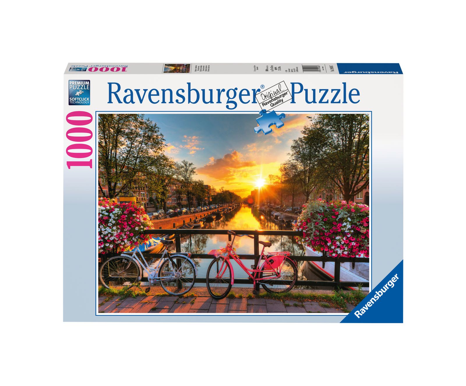 Ravensburger puzzle 1000 pezzi biciclette ad amsterdam - RAVENSBURGER