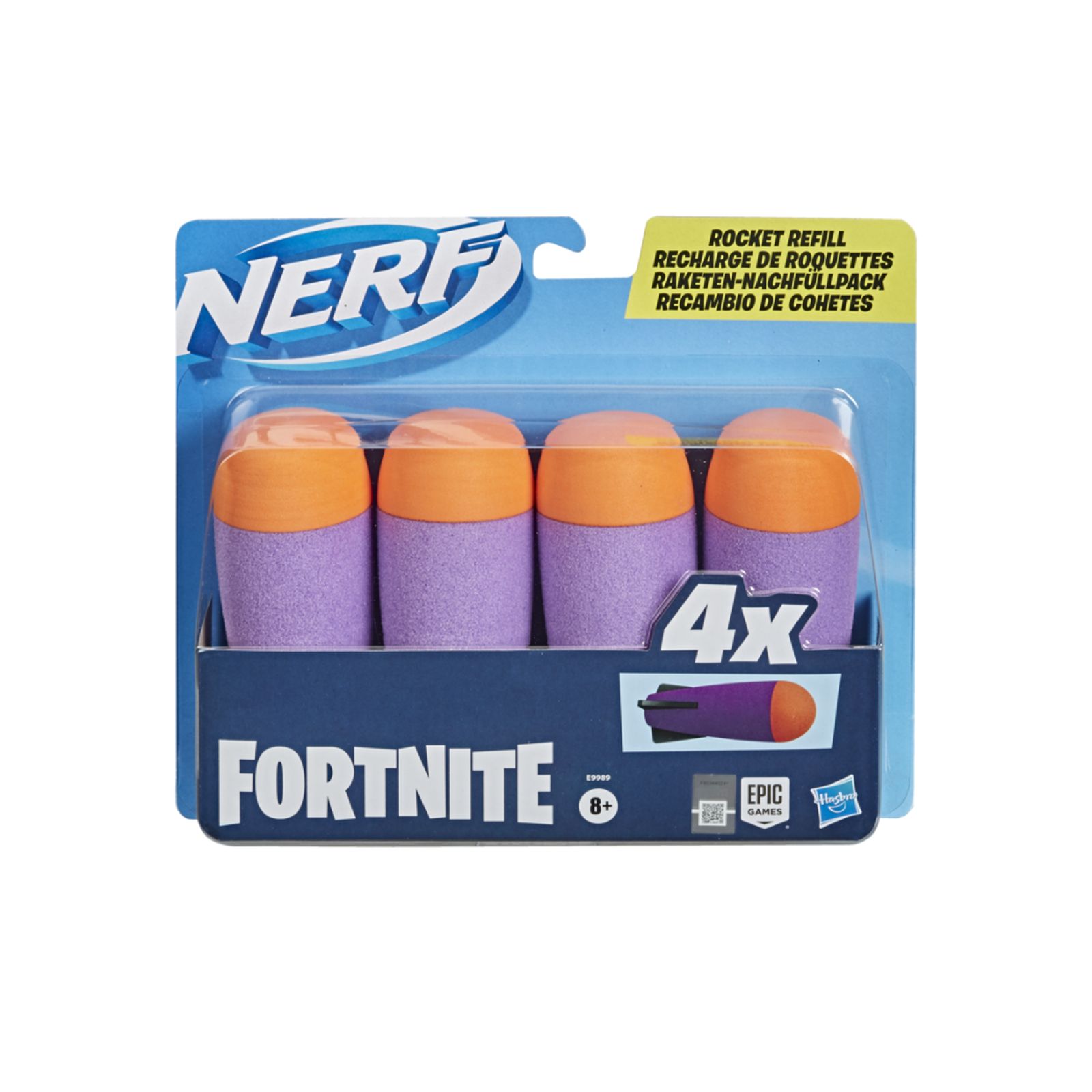 Nerf fortnite - 4 dardi (ricarica per blaster fortnite) - NERF