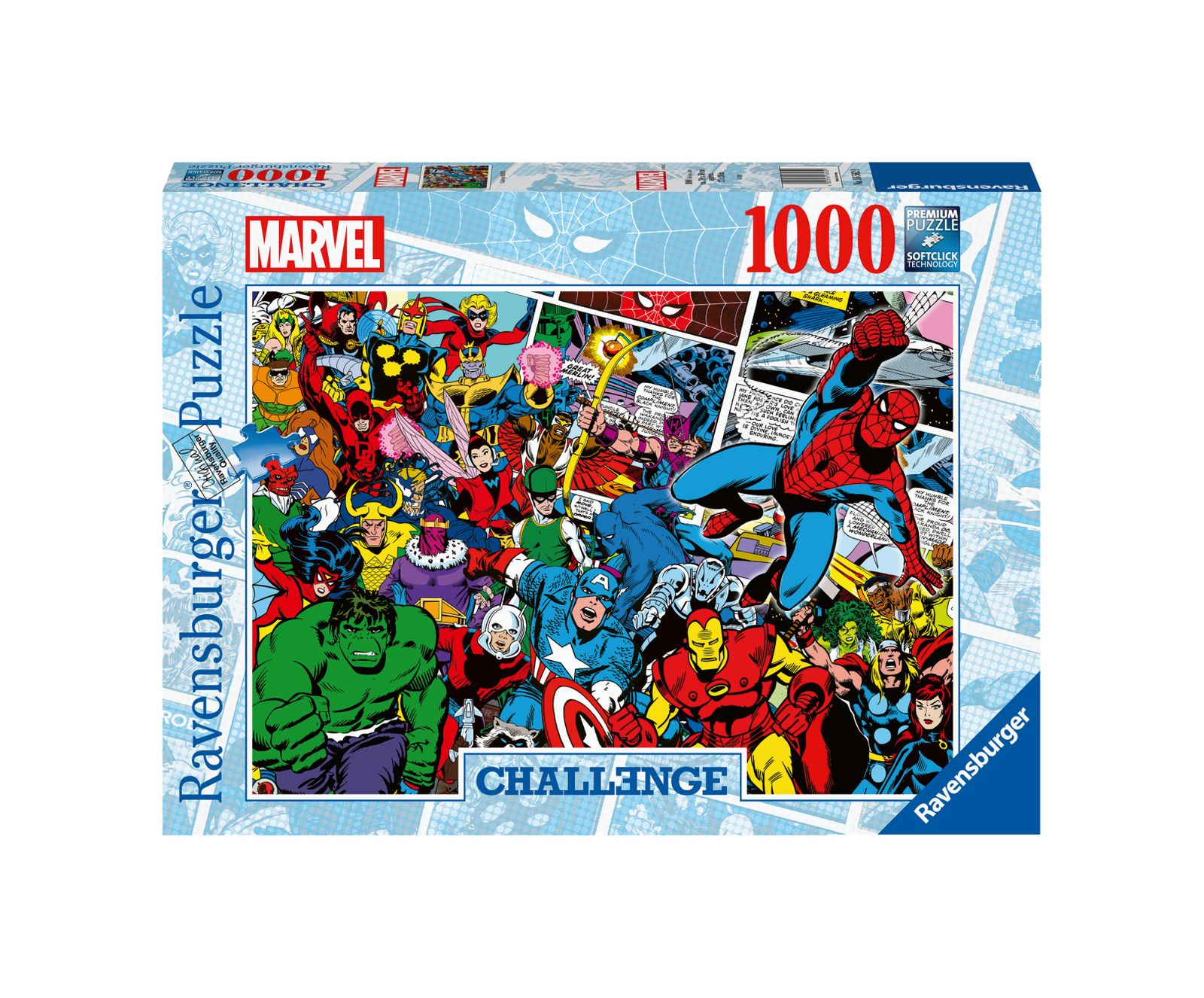 Ravensburger puzzle 1000 pezzi - challenge marvel - RAVENSBURGER, Avengers