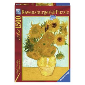 Ravensburger puzzle 1500 pezzi van gogh: vaso con girasoli - RAVENSBURGER