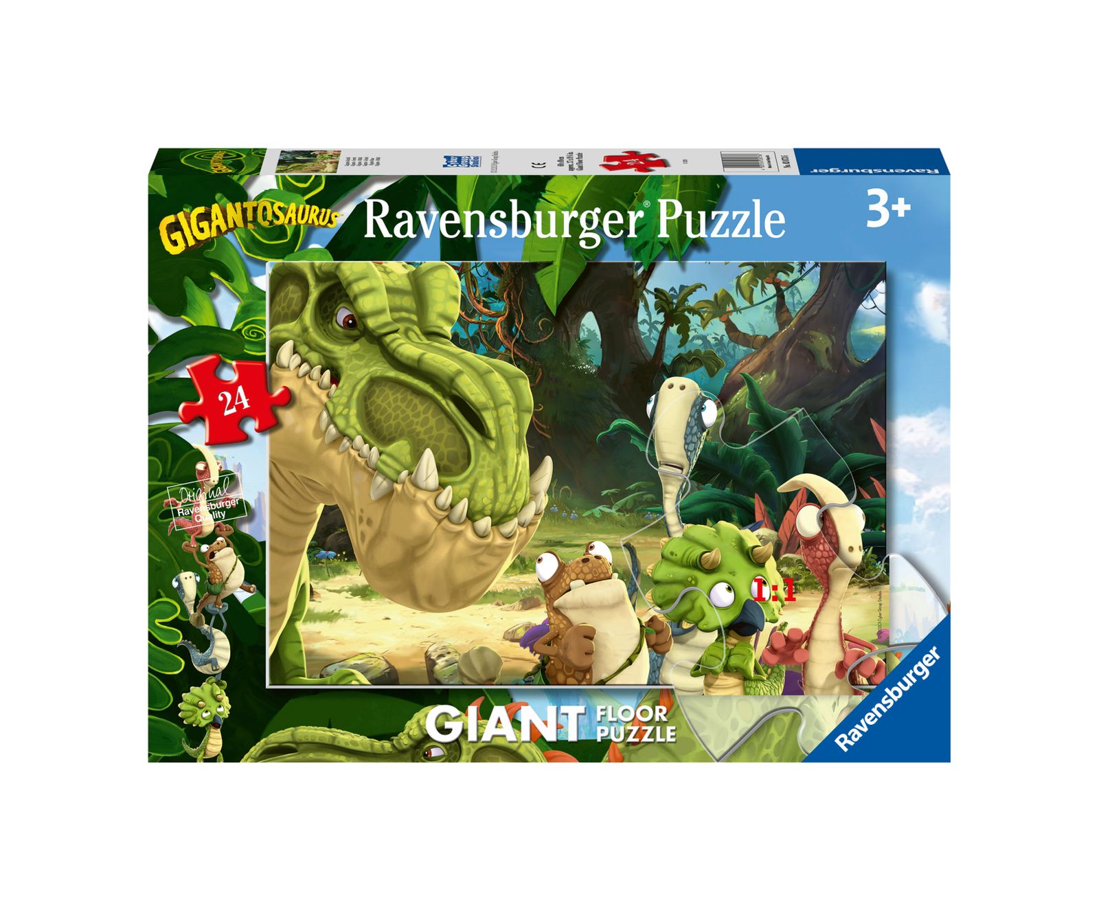 Ravensburger puzzle 24 pezzi giant - gigantosaurus - RAVENSBURGER