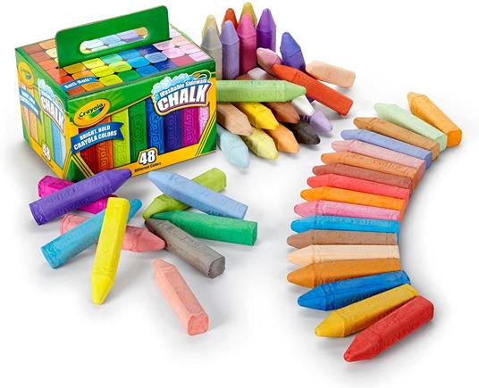 Crayola - 48 gessi per esterno - 