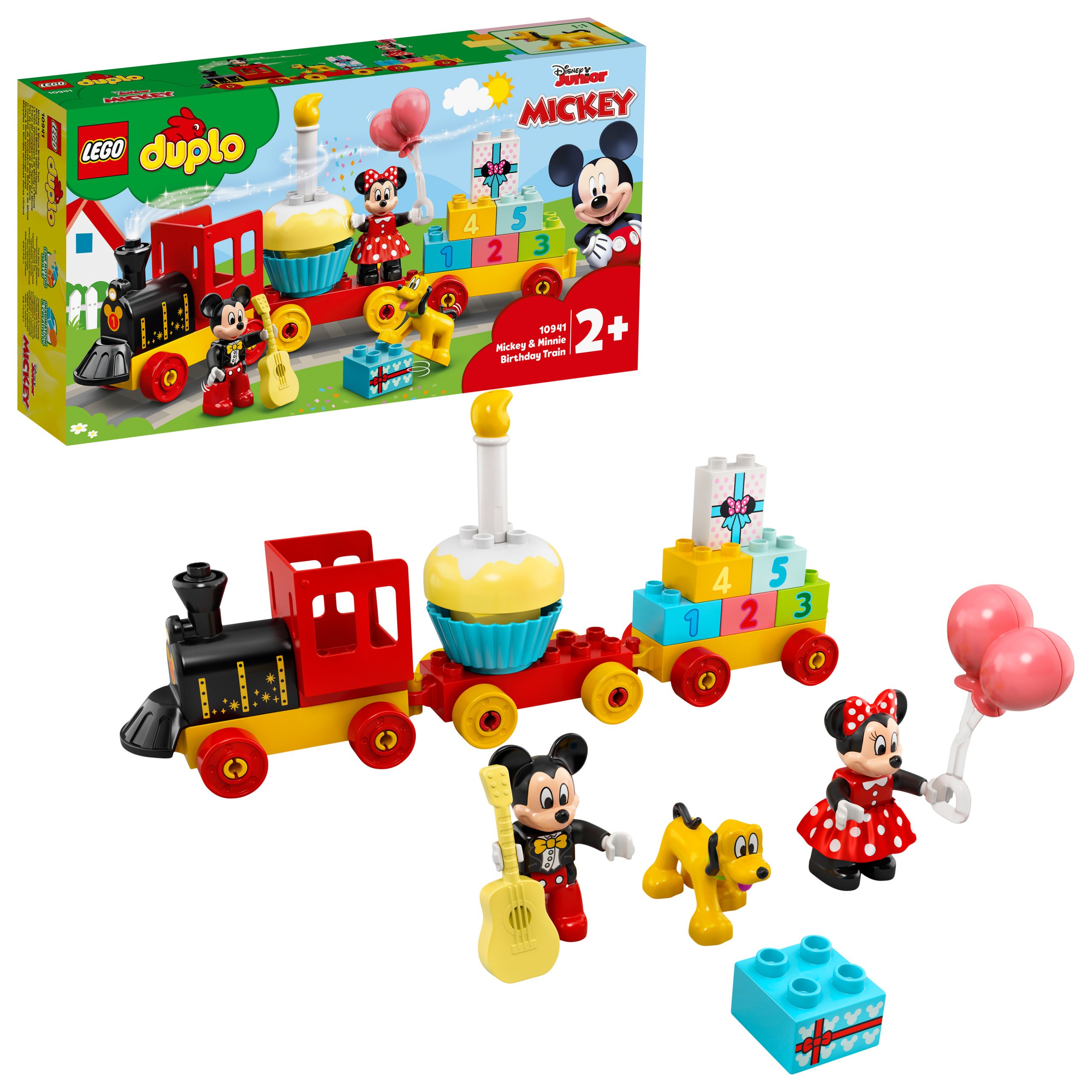 Lego duplo disney 10941 il treno del compleanno di topolino e minnie, giochi educativi per bambini dai 2 anni, idea regalo - LEGO DUPLO, Lego