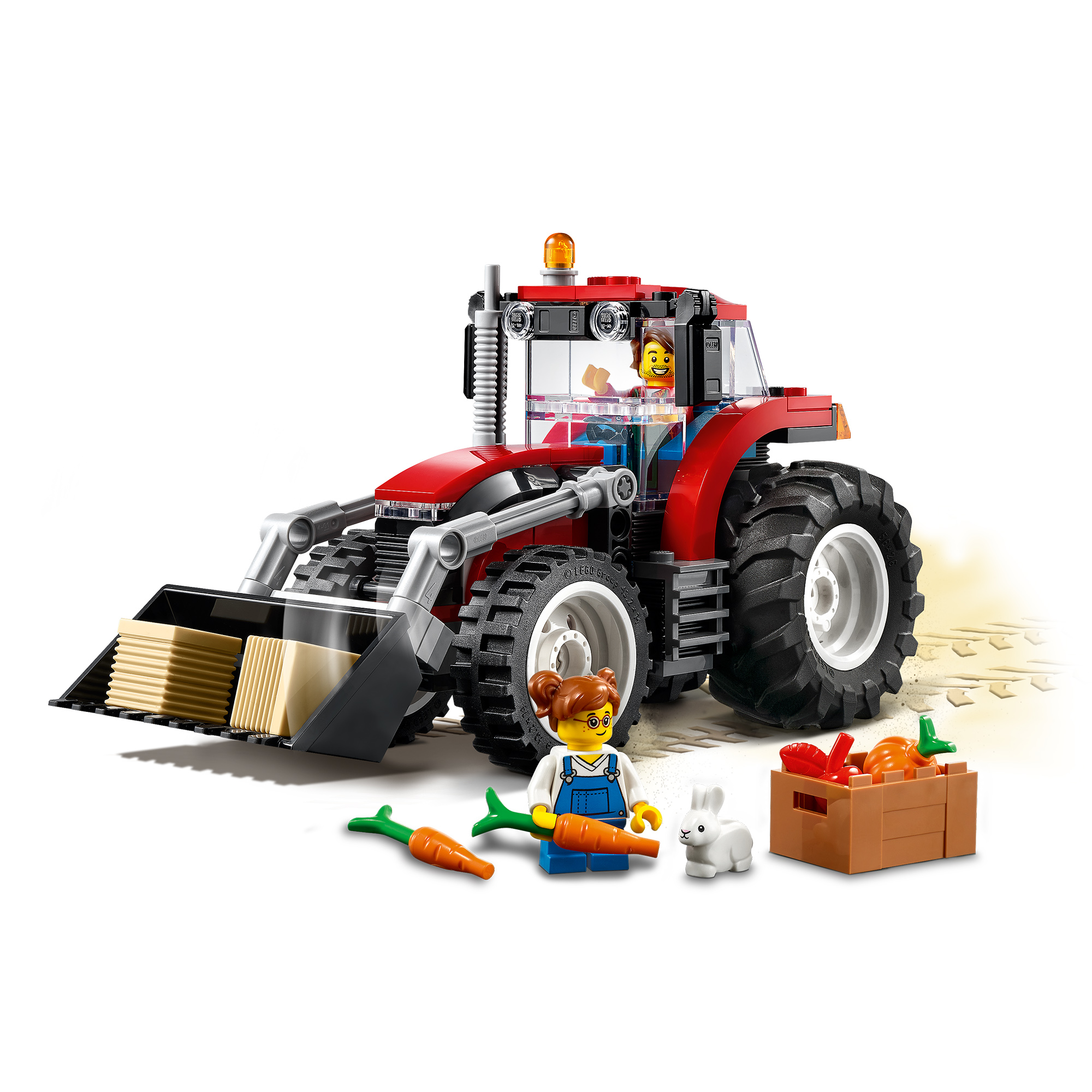 Lego city 60287 trattore, set con veicolo giocattolo, animale e minifigure, giochi per bambini e bambine, idee regalo - LEGO CITY, Lego