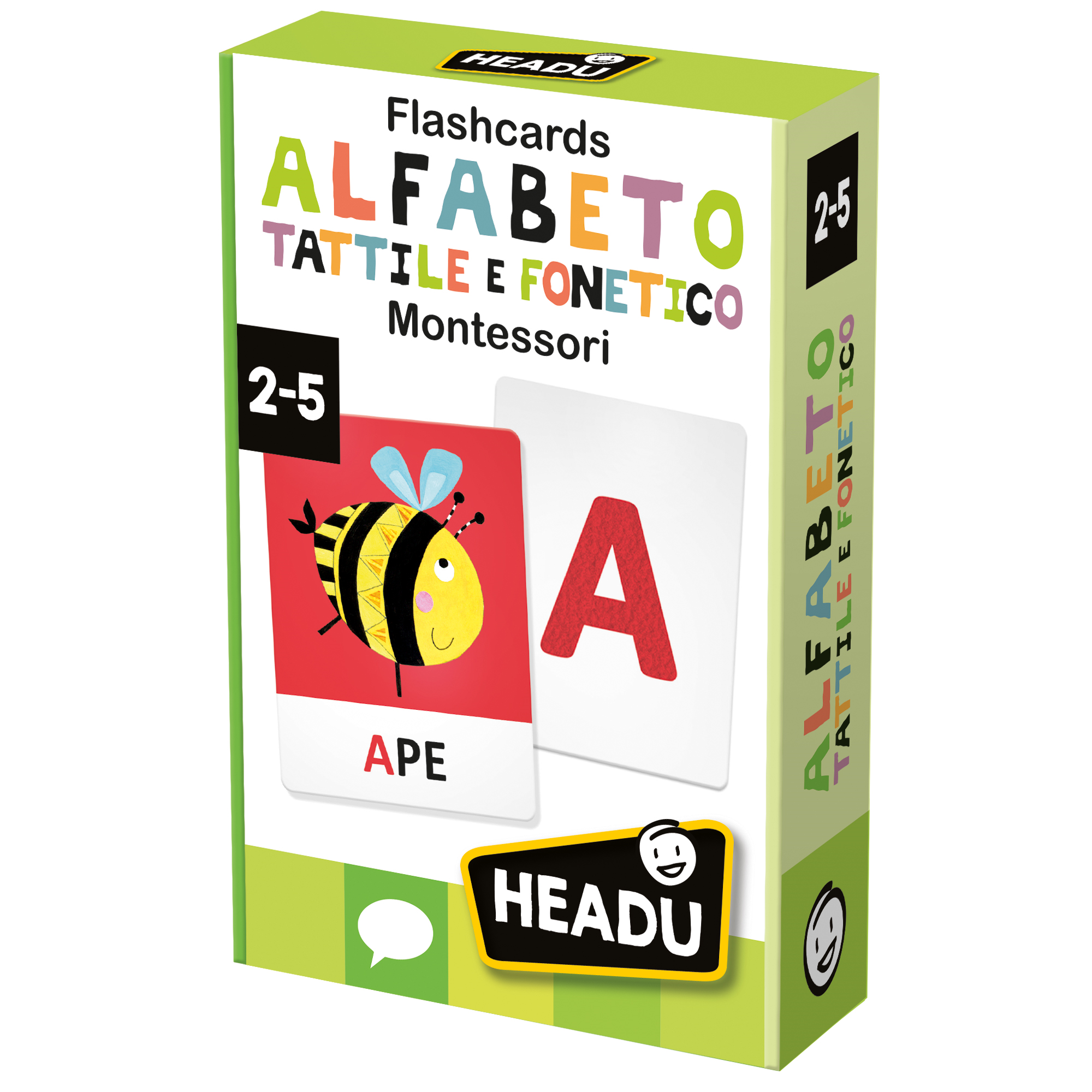 Headu - flashcards alfabeto tattile e fonetico montessori - HEADU