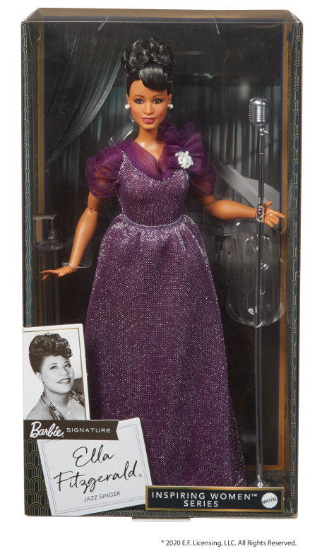 Barbie-​ inspiring women, ella fitzgerald bambola da collezione, 6+ anni - Barbie
