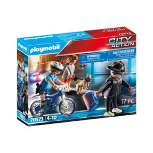 Poliziotto in bici e borseggiatore - Playmobil