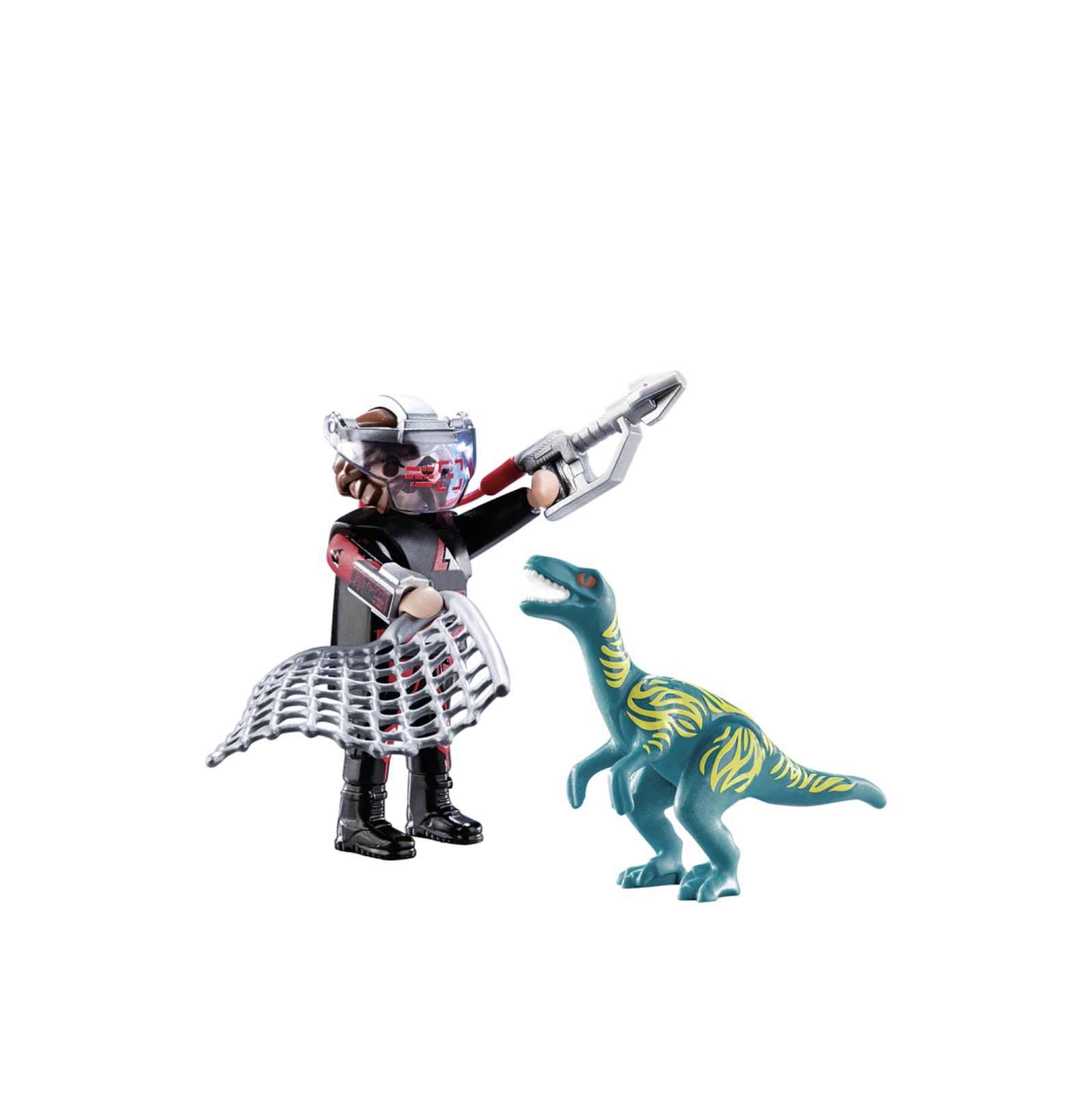 Velociraptor e cacciatore - Playmobil