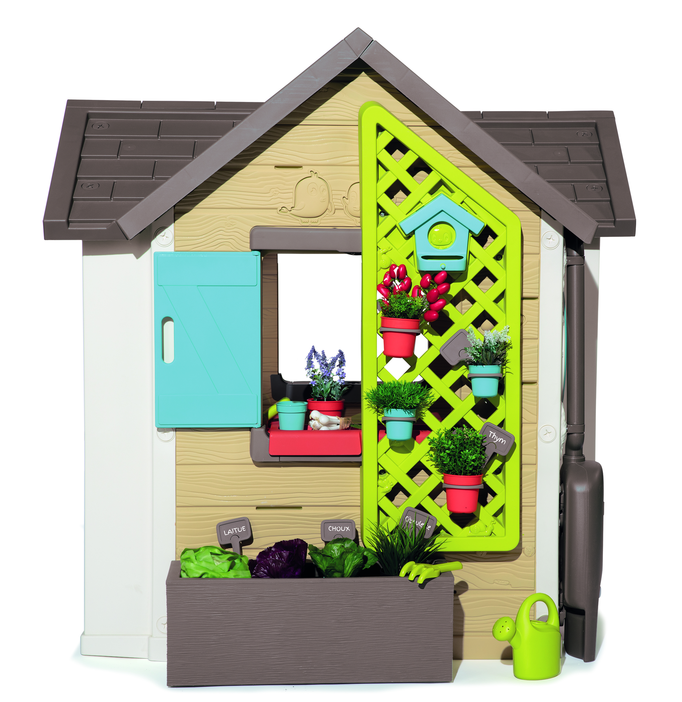 Smoby - garden house con accessori per il giardinaggio, 7600810405 - SMOBY
