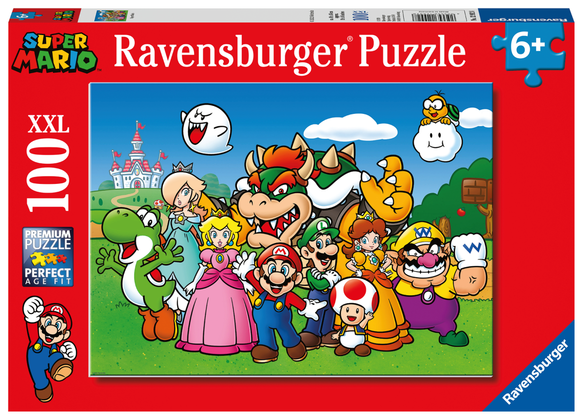Ravensburger 100 pezzi - super mario - RAVENSBURGER, Super Mario