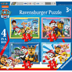Ravensburger puzzle 4 in a box - paw patrol b - RAVENSBURGER, Paw Patrol