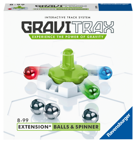 Ravensburger gravitrax balls e spinner, gioco innovativo ed educativo stem, 8+, accessorio - GRAVITRAX