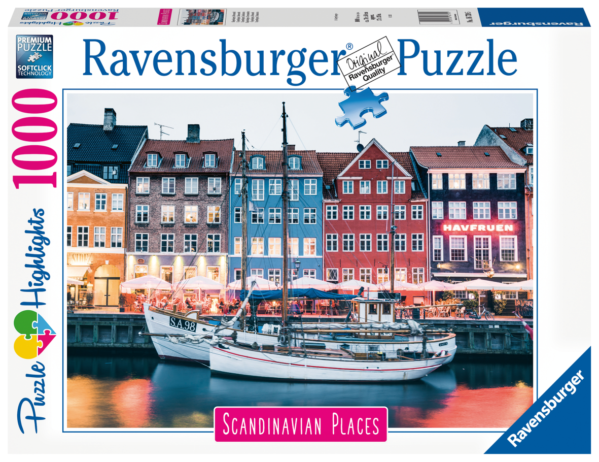 Ravensburger puzzle 1000 pezzi - copenhagen, danimarca - RAVENSBURGER