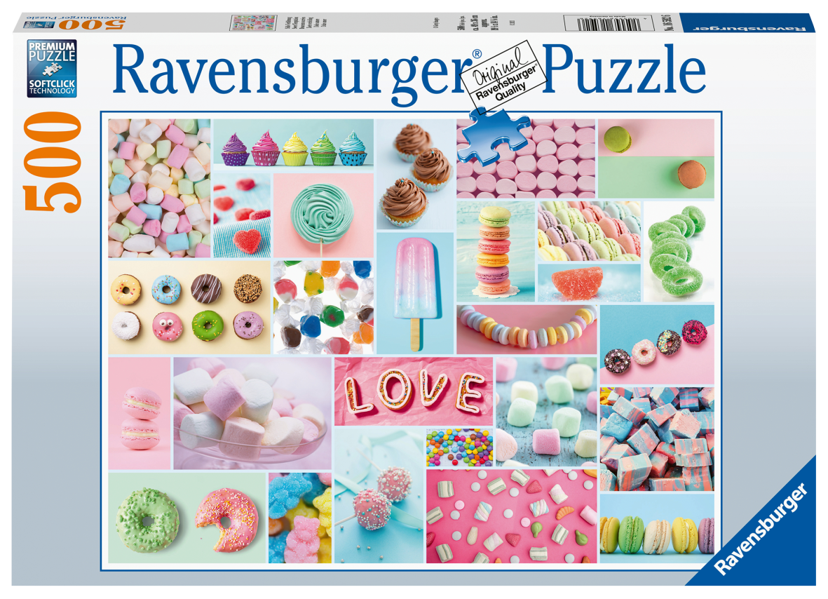 Ravensburger 500 pezzi - dolce amore - RAVENSBURGER