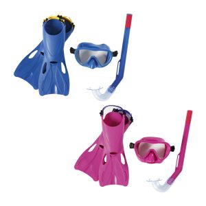 Set snorkel hydro-swim lil’ flapper per bambino (3+) - Bestway