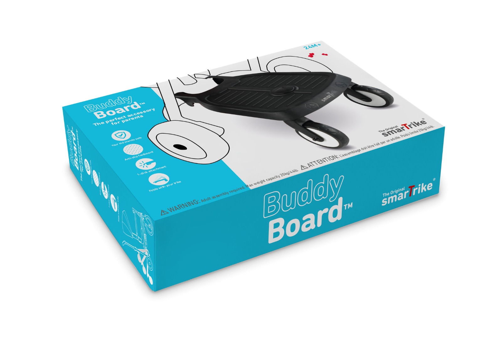 Buddy board, glider board - black - SUN&SPORT