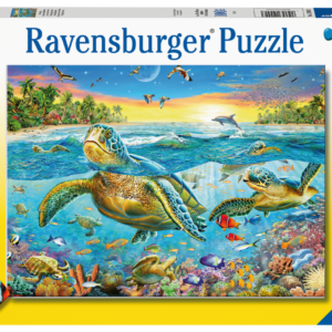 Ravensburger puzzle 100 pezzi - tartarughe marine - RAVENSBURGER