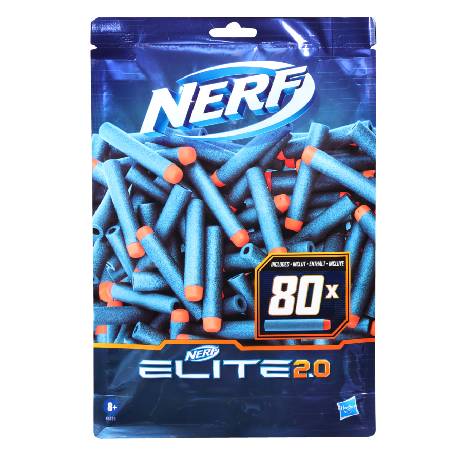 Hasbro nerf elite 2.0 ricarica da 80 dardi - NERF