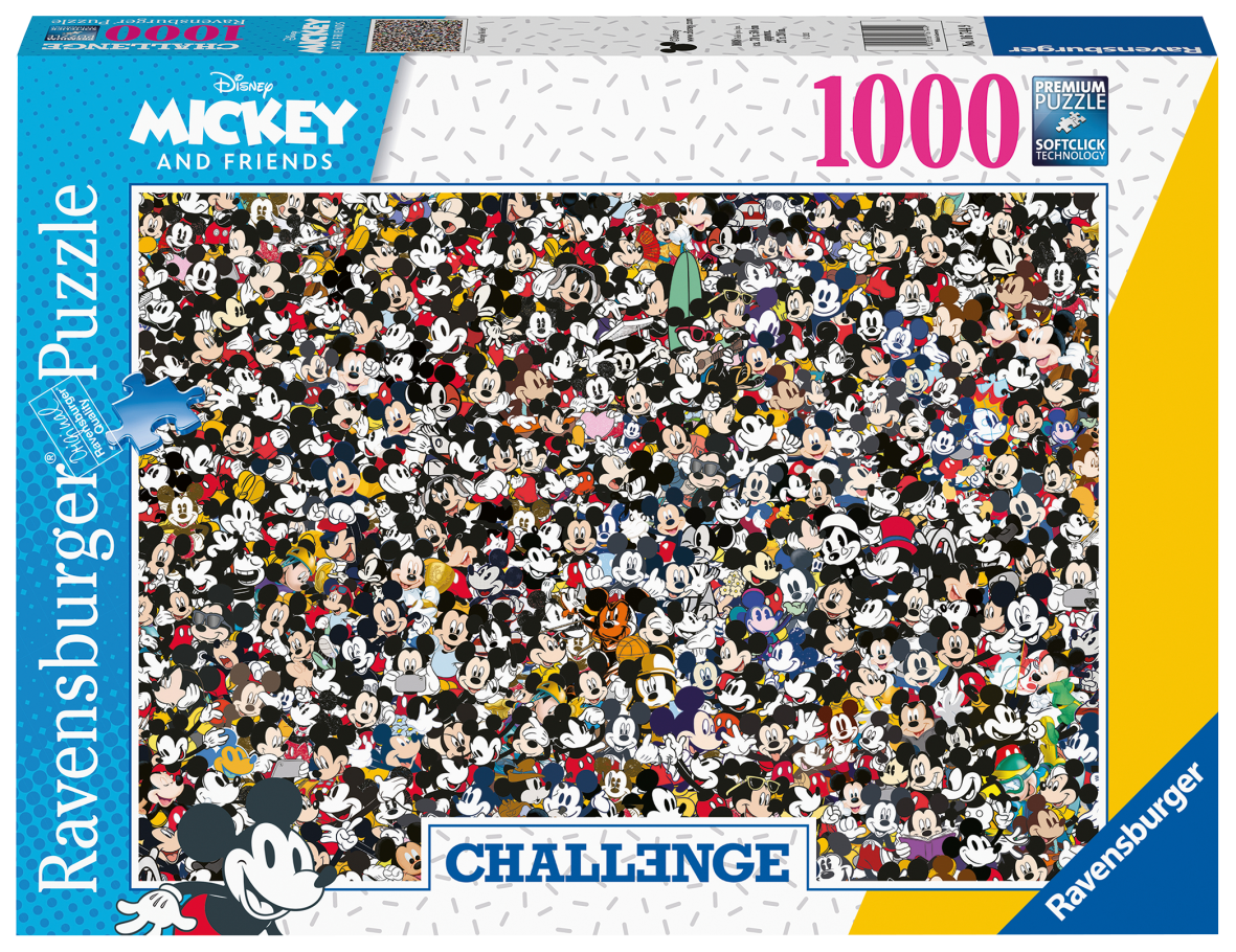 Ravensburger puzzle 1000 pezzi - challenge mickey - RAVENSBURGER