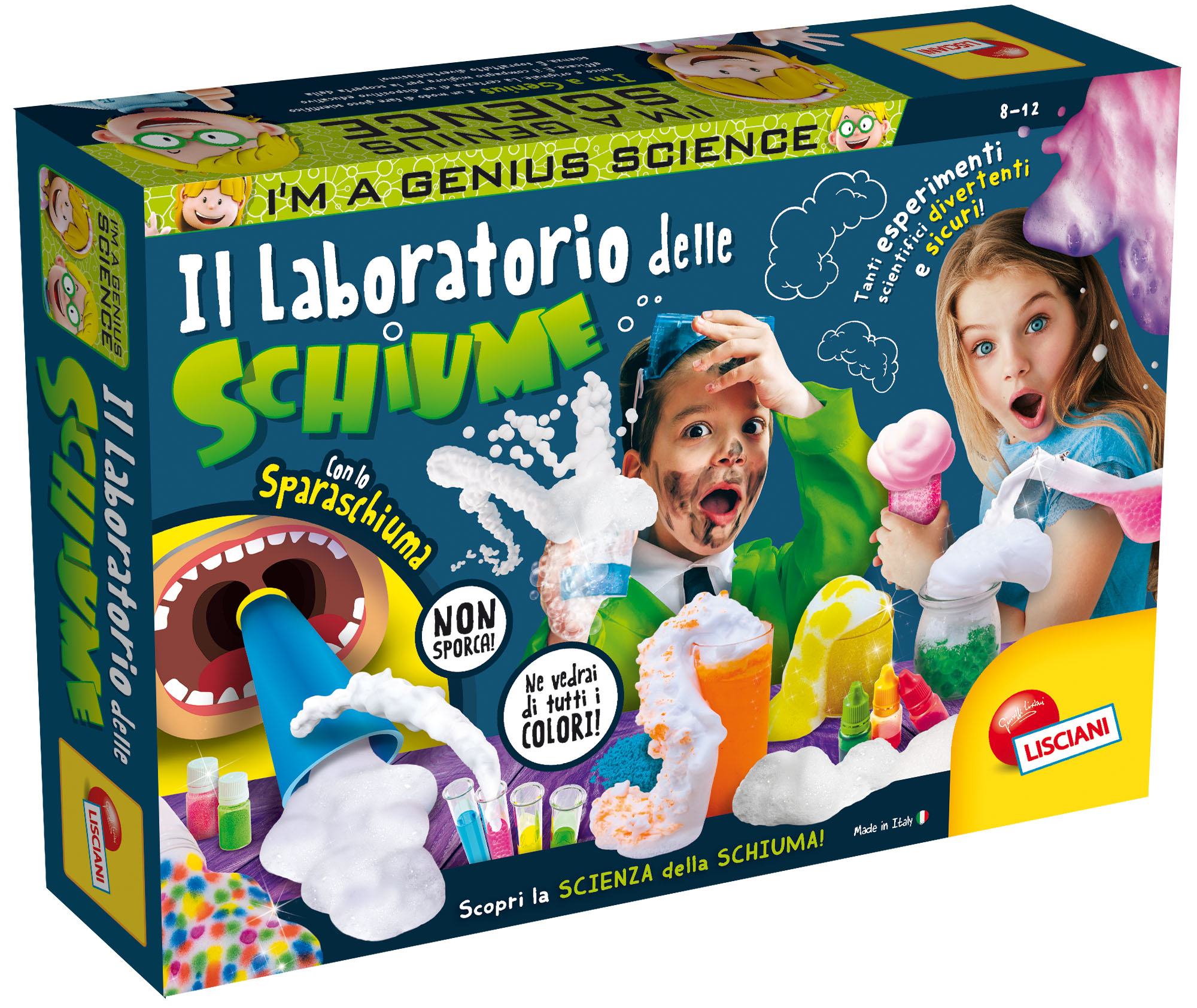 Lisciani - i'm a genius laboratorio schiume multicolor - LISCIANI