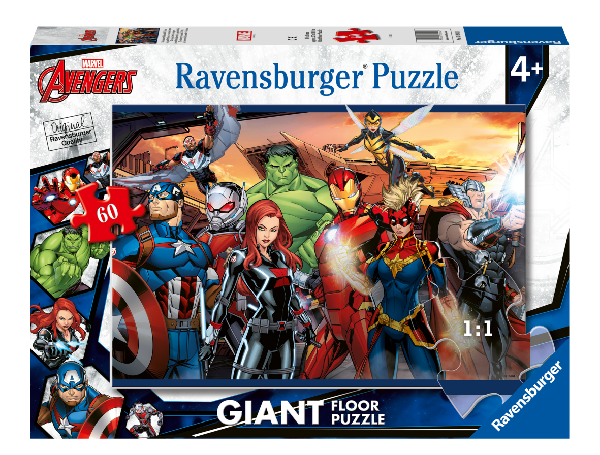 Ravensburger puzzle 60 pezzi - avengers - RAVENSBURGER, Avengers