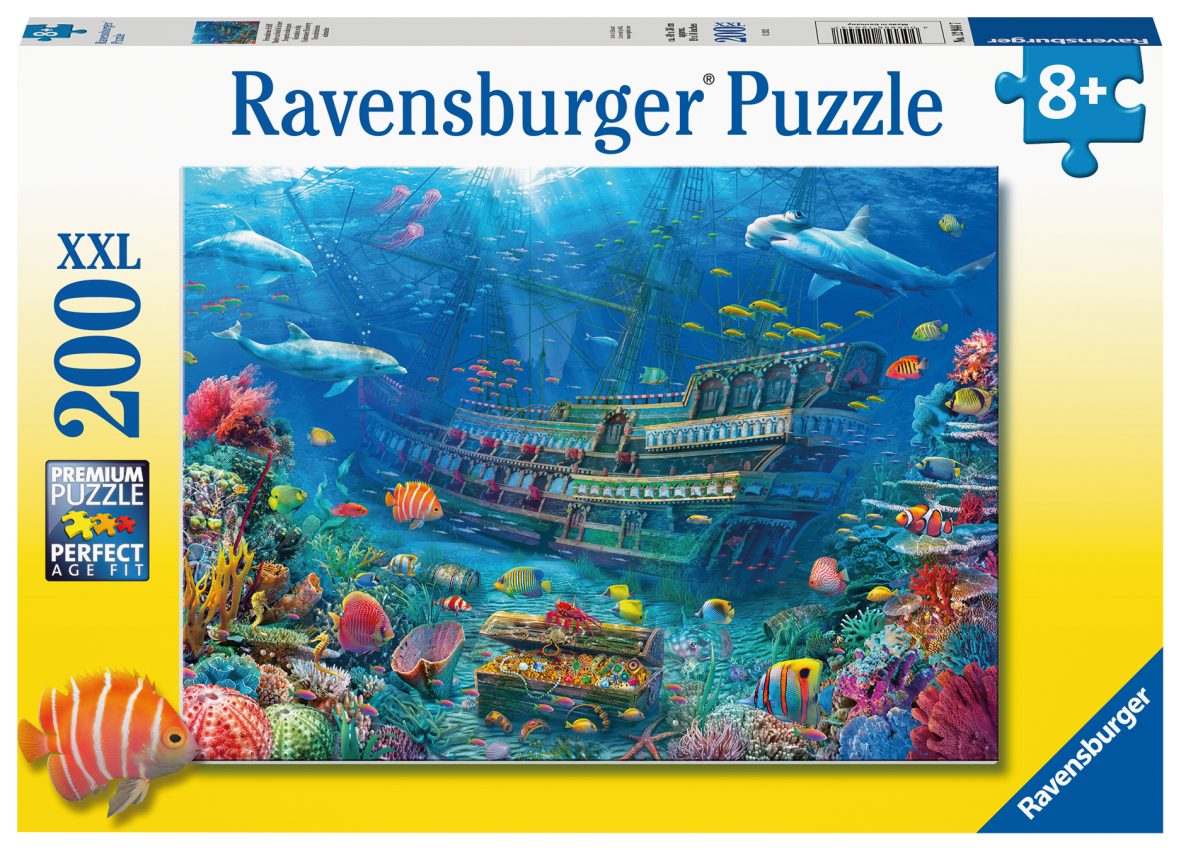 Ravensburger puzzle 200 pezzi xxl - scoperta subacquea - RAVENSBURGER