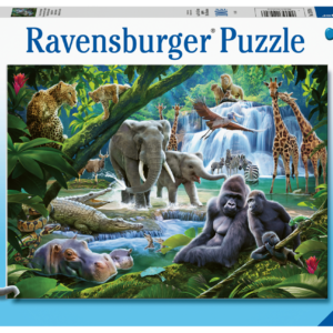 Ravensburger puzzle 100 pezzi - animali della giungla - RAVENSBURGER
