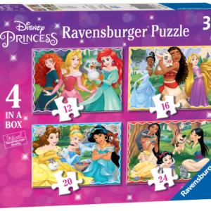 Ravensburger 4 in a box - principesse disney - DISNEY PRINCESS, RAVENSBURGER