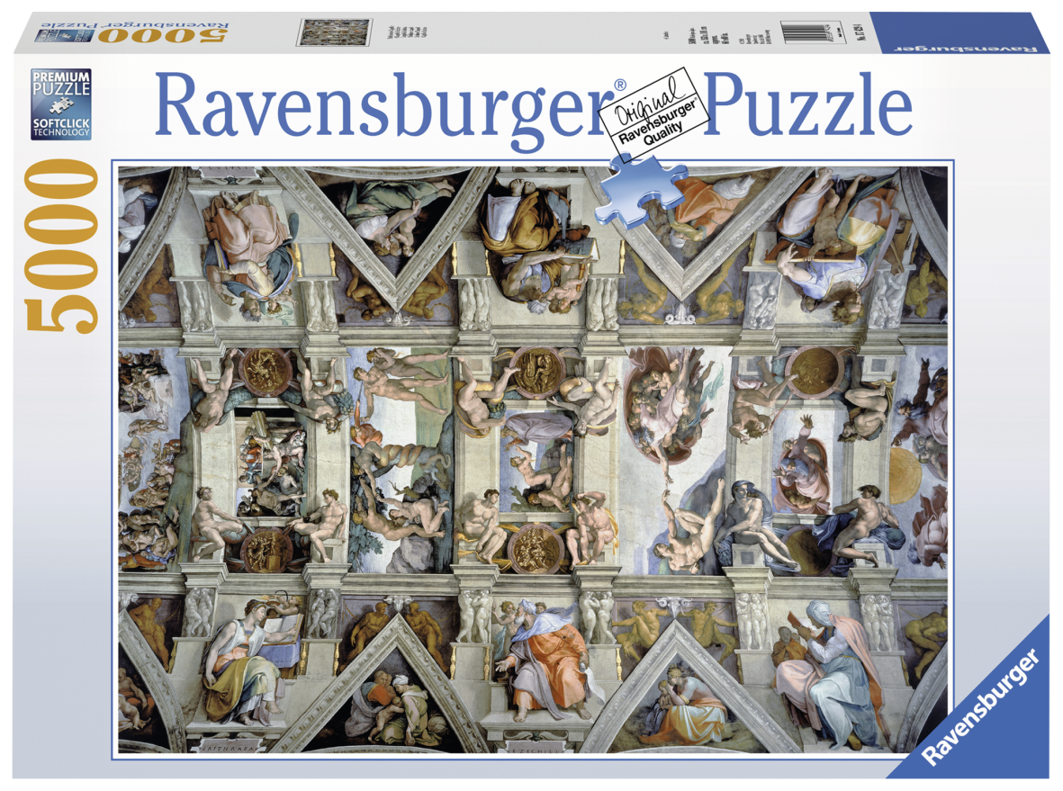 Ravensburger puzzle 5000 pezzi - cappella sistina - RAVENSBURGER