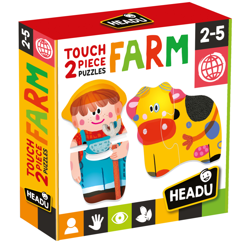 Headu - touch 2 pieces puzzles farm - HEADU