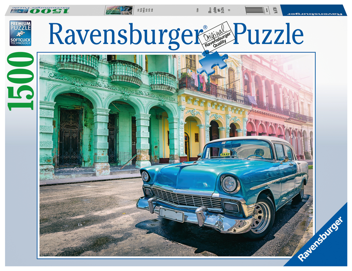 Ravensburger 1500 pezzi - automobile a cuba - RAVENSBURGER