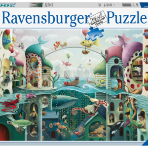 Ravensburger puzzle 2000 pezzi - se i pesci potessero camminare - RAVENSBURGER