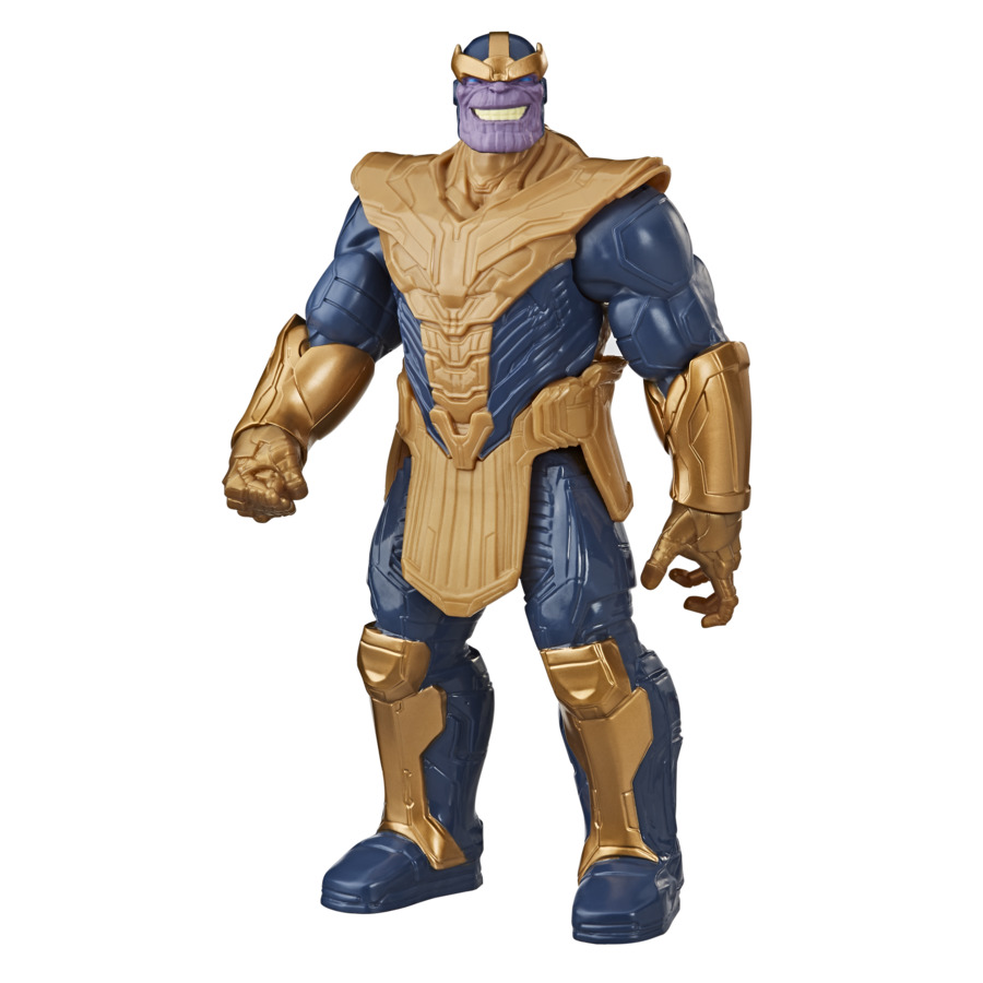 Marvel avengers titan hero series blast gear, action figure di thanos (classe deluxe), di 30 cm, per bambini dai 4 anni in su - Avengers