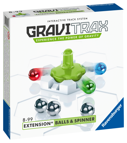 Ravensburger gravitrax balls e spinner, gioco innovativo ed educativo stem, 8+, accessorio - GRAVITRAX