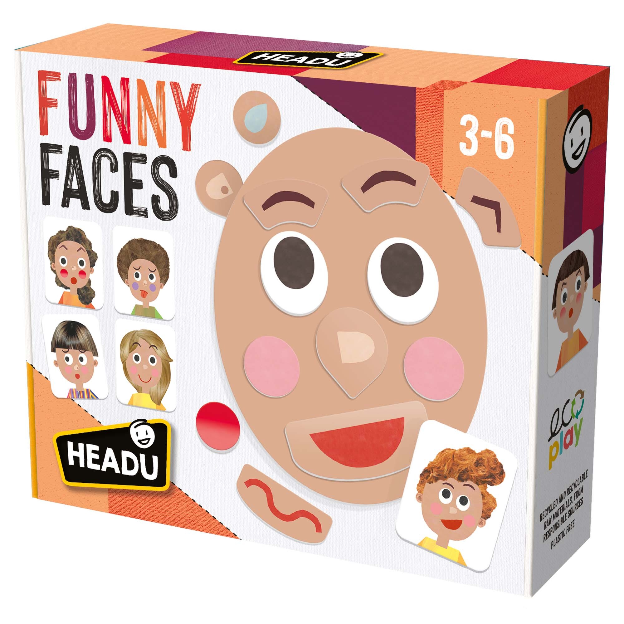 Ecoplay - funny faces - HEADU