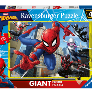 Ravensburger puzzle 60 pezzi giant - spiderman - RAVENSBURGER, Spiderman