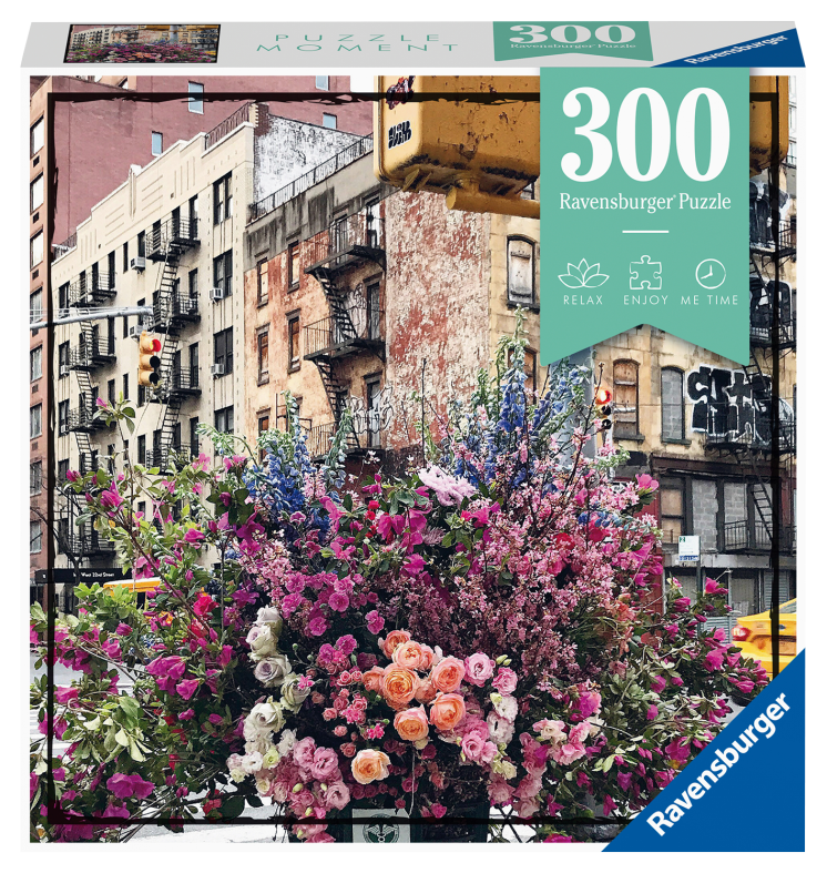 Ravensburger puzzle moments 300 pezzi - flowers in new york - RAVENSBURGER
