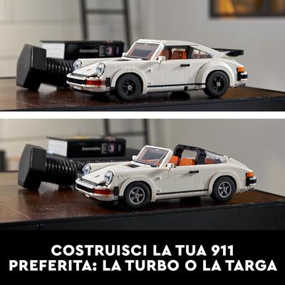 LEGO Creator Expert Porsche 911, Set Costruzioni per Adulti, Auto da Corsa,  Modello da Collezione Turbo Targa 2 in 1, 10295 - Toys Center