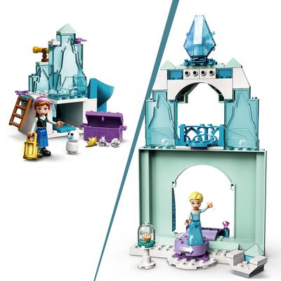 Lego disney princess il paese delle meraviglie ghiacciato di anna ed elsa, castello di frozen con 6 mini bamboline, 43194 - DISNEY PRINCESS, LEGO® Disney Frozen, Frozen, Lego