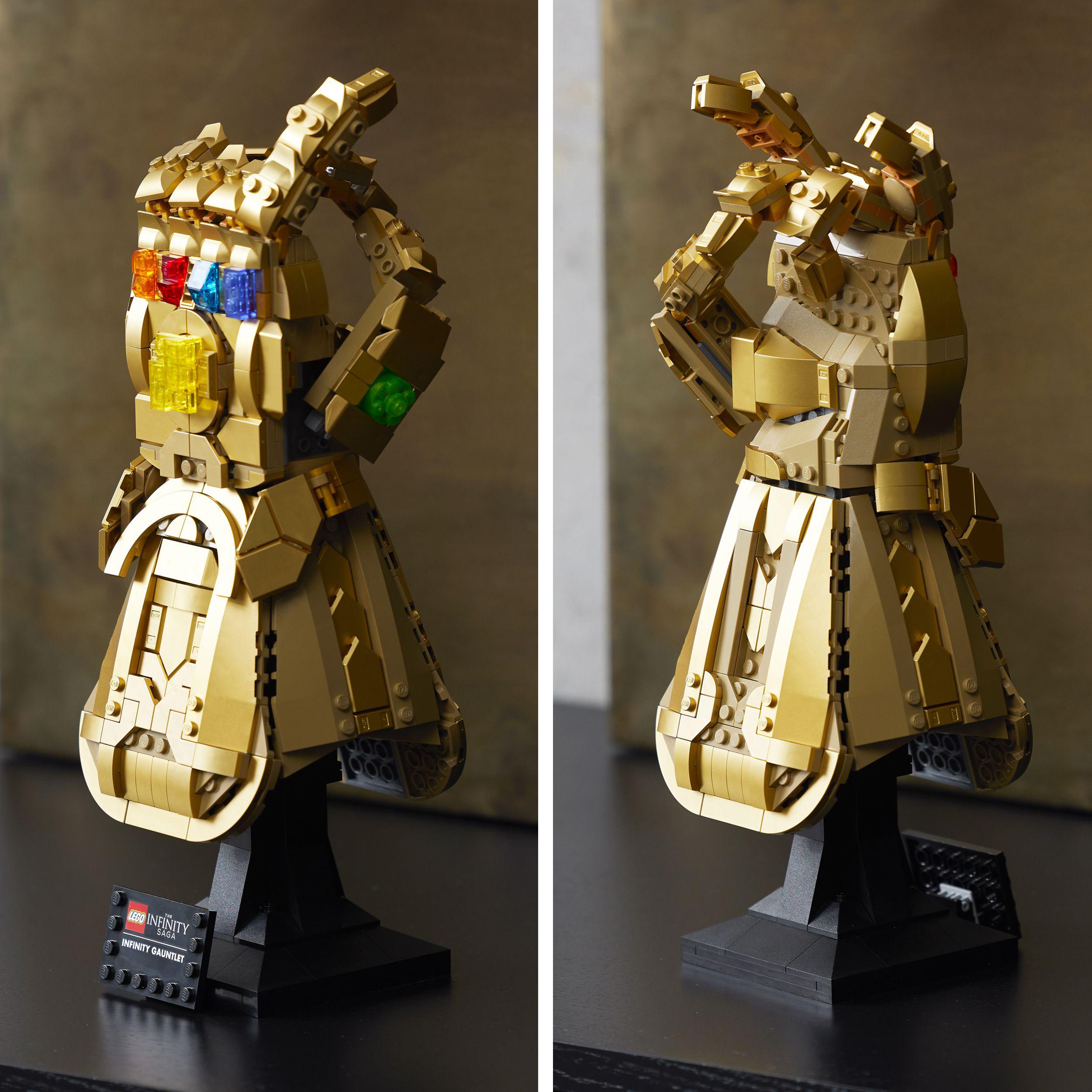 LEGO Super Heroes Marvel Guanto dell'Infinito di Thanos, Modello da  Costruzione Avengers da Collezione, Regalo per Adulti, 76191 - Toys Center