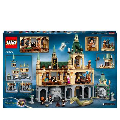 Lego harry potter la camera dei segreti di hogwarts, set castello con sala grande e minifigure d'oro del 20° anniversario, 76389 - Harry Potter, LEGO® Harry Potter™, Lego