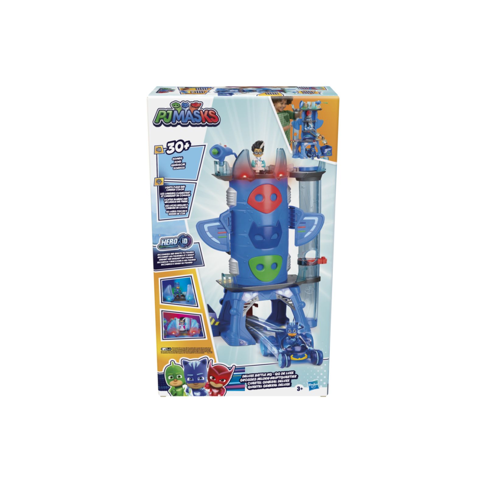 PJ Masks - Super pigiamini, 2-in-1 HQ, playset sede centrale e razzo  giocattolo per età prescolare - Hasbro - Cartoons - Giocattoli